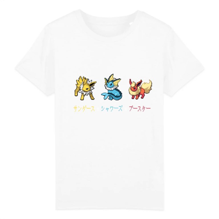 T-shirt 100% Coton Bio - Eevolution Gen 1 - Enfant