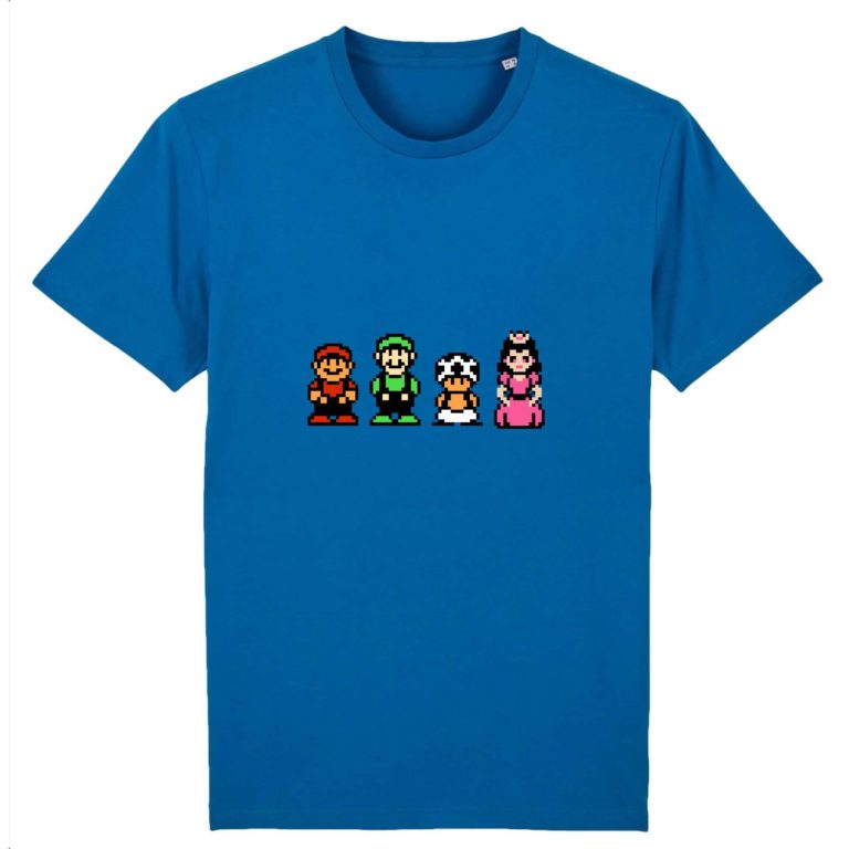 T-shirt 100% Coton Bio - Mario Bros. 2 - Homme