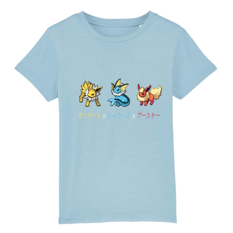 T-shirt 100% Coton Bio - Eevolution Gen 1 - Enfant