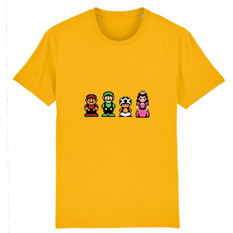 T-shirt 100% Coton Bio - Mario Bros. 2 - Homme