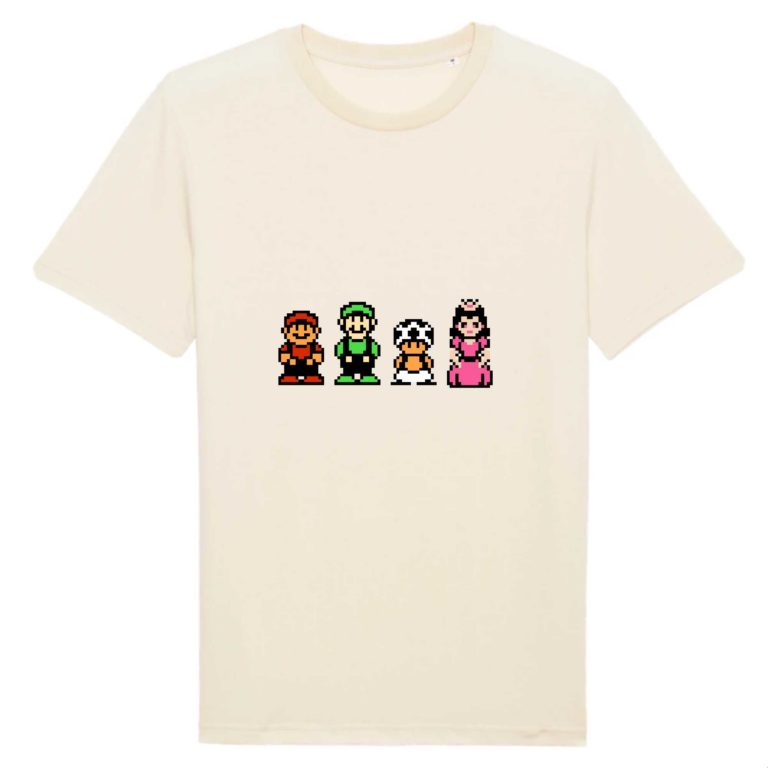 T-shirt 100% Coton Bio - Mario Bros. 2 - Homme