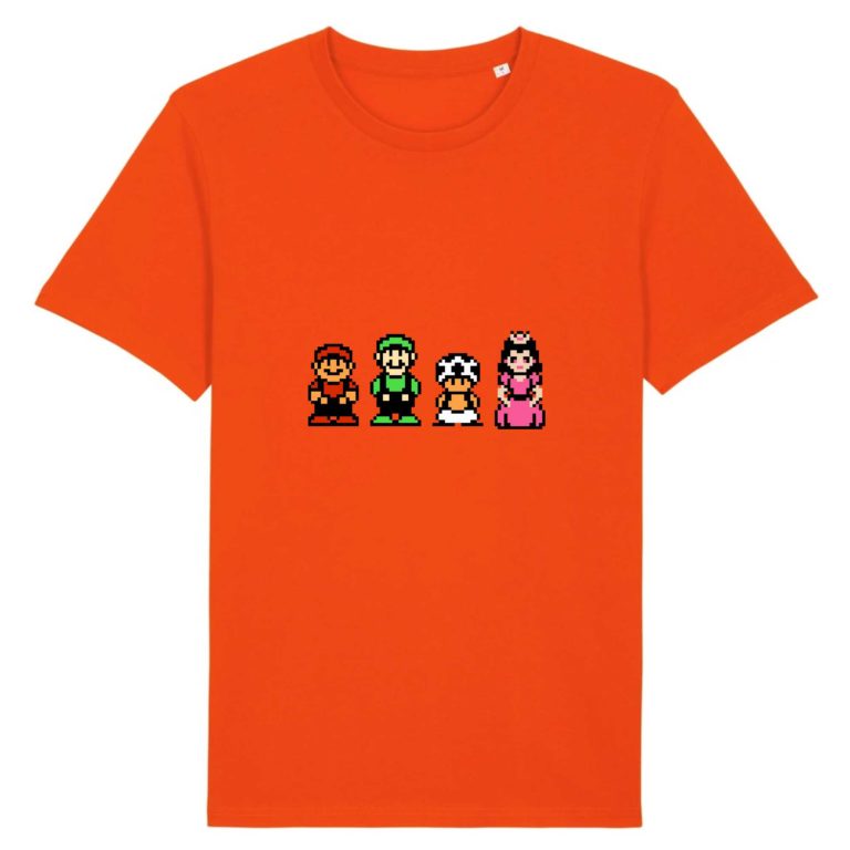 T-shirt 100% Coton Bio - Mario Bros. 2 - Homme