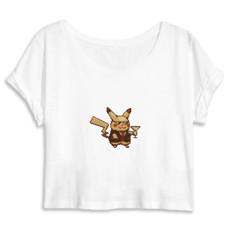 Crop Top 100% Coton Bio – Classy Pika