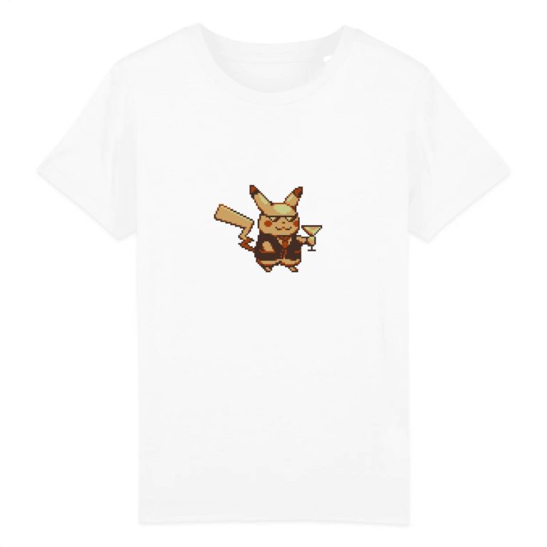 T-shirt 100% Coton Bio - Classy Pika - Enfant