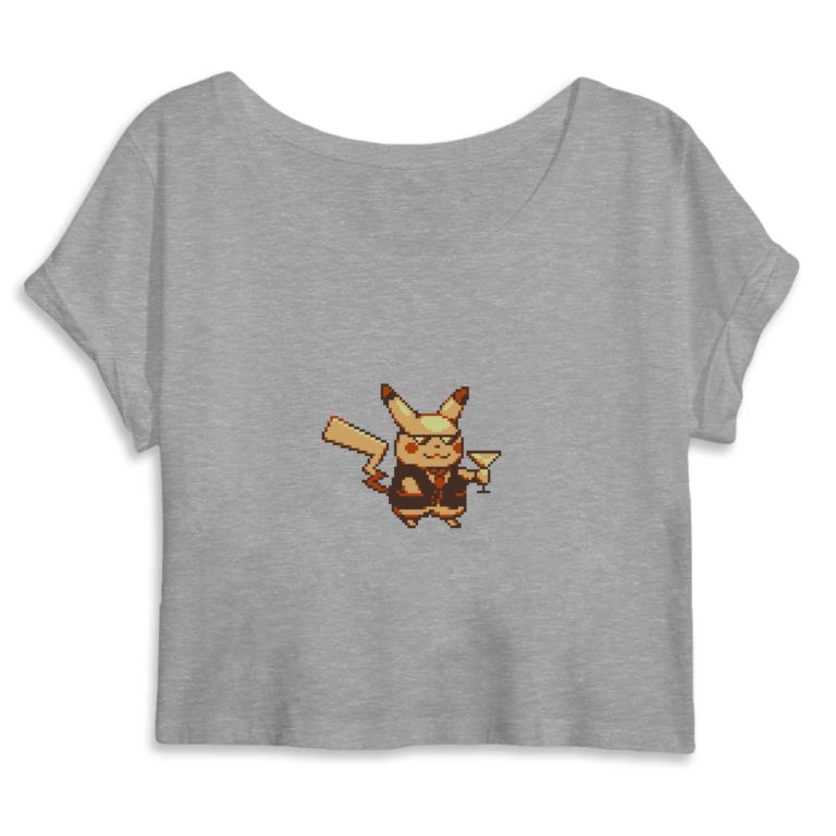 Crop Top 100% Coton Bio – Classy Pika