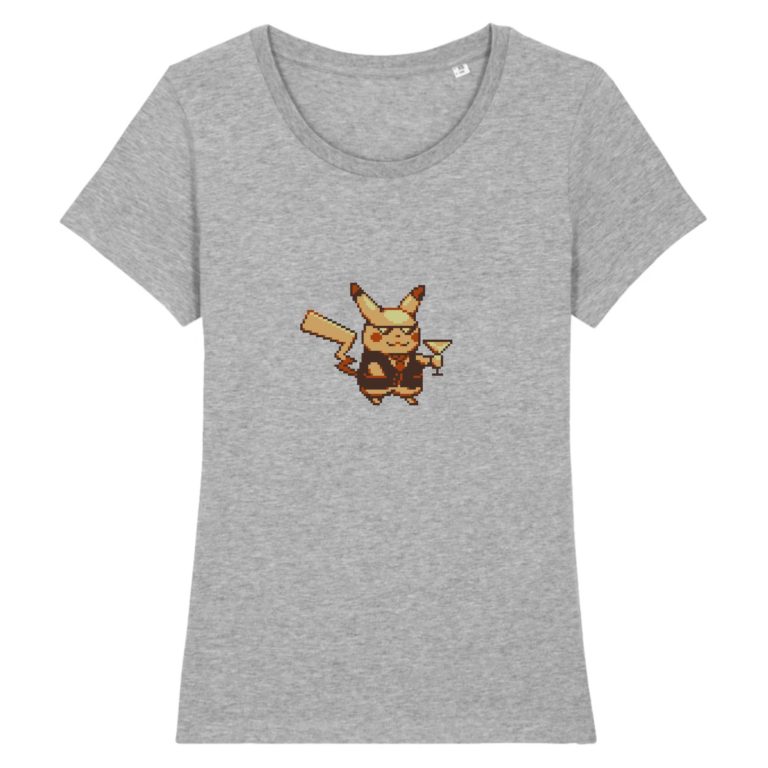 T-shirt 100% Coton Bio - Classy Pika - Femme