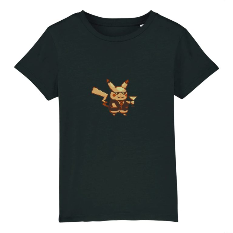 T-shirt 100% Coton Bio - Classy Pika - Enfant