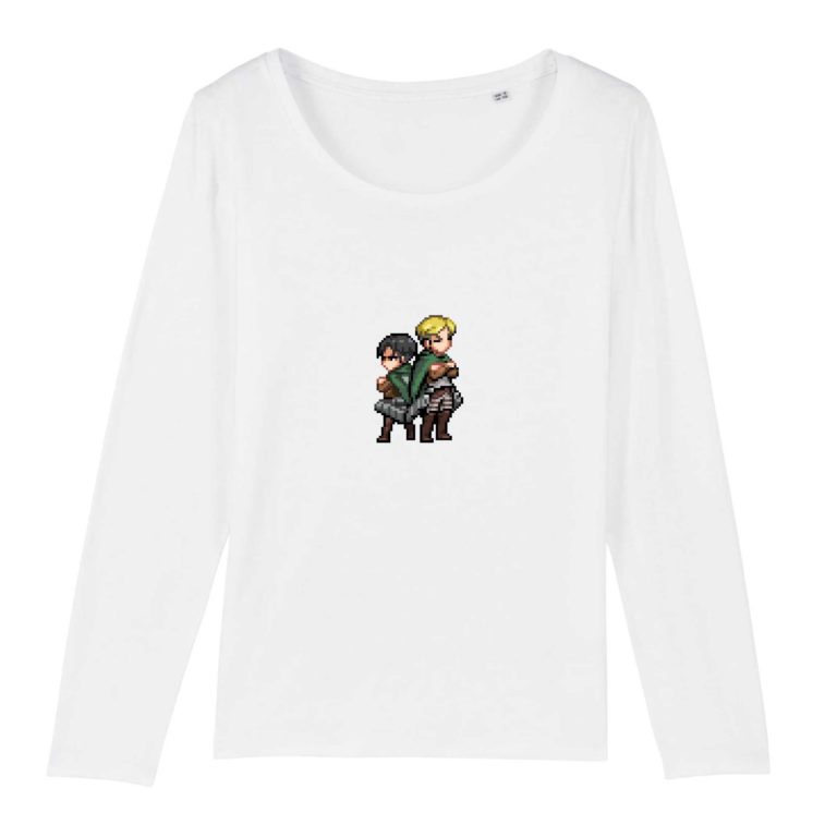 T-shirt manches longues 100% Coton Bio - Livai x Erwin - Femme