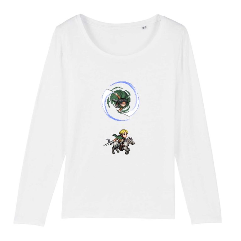 T-shirt manches longues 100% Coton Bio - Erwin x Livai - Femme