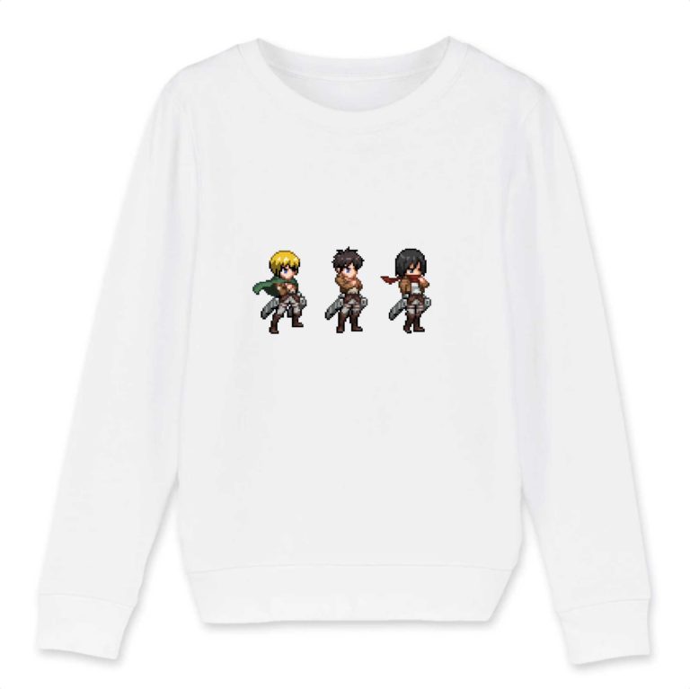 Sweat-shirt Bio - Armin x Eren x Mikasa - Enfant