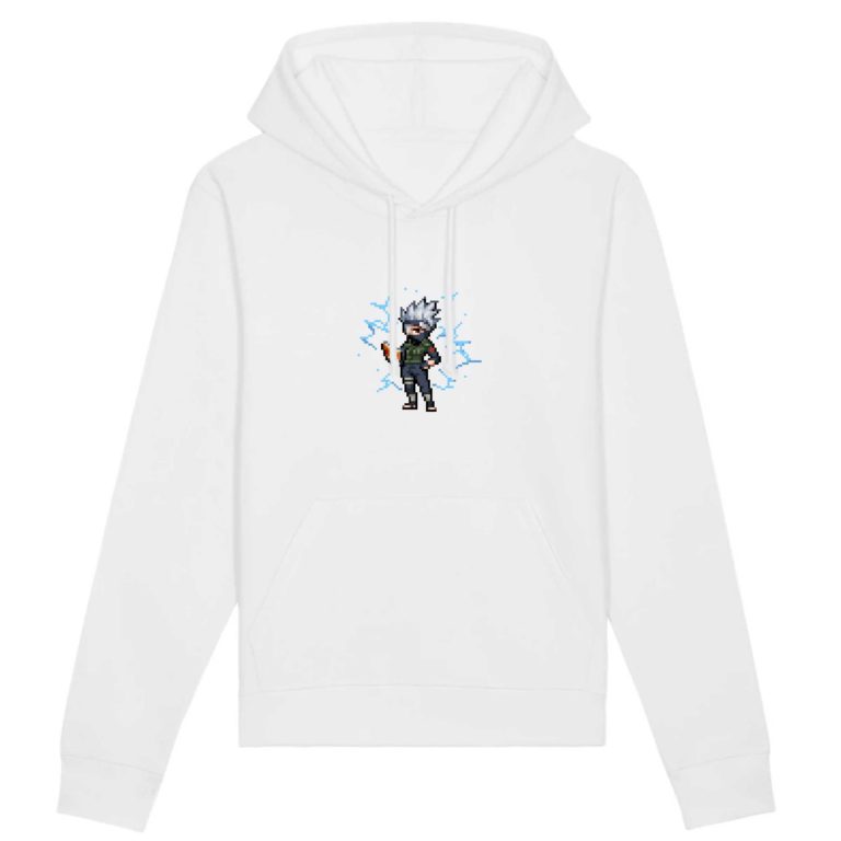 Sweat à capuche Bio - Kakashi Lightning - Unisexe