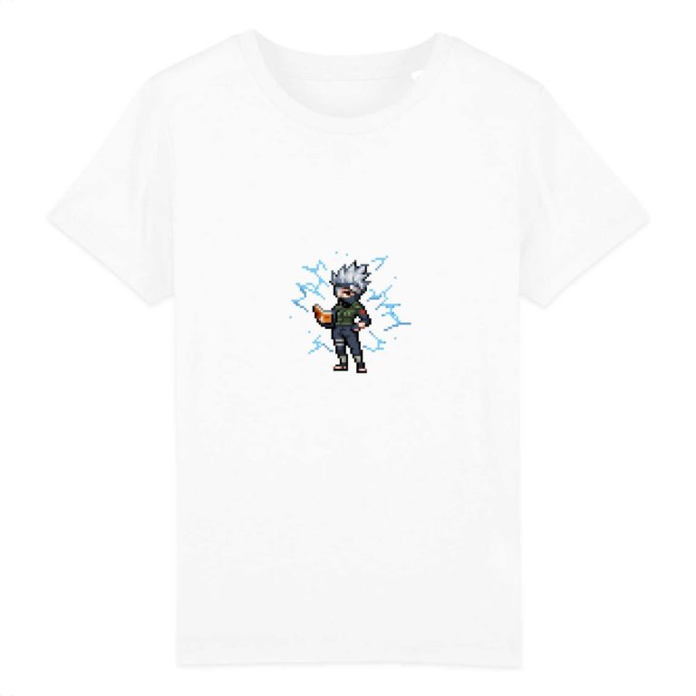 T-shirt 100% Coton Bio - Kakashi Lightning - Enfant