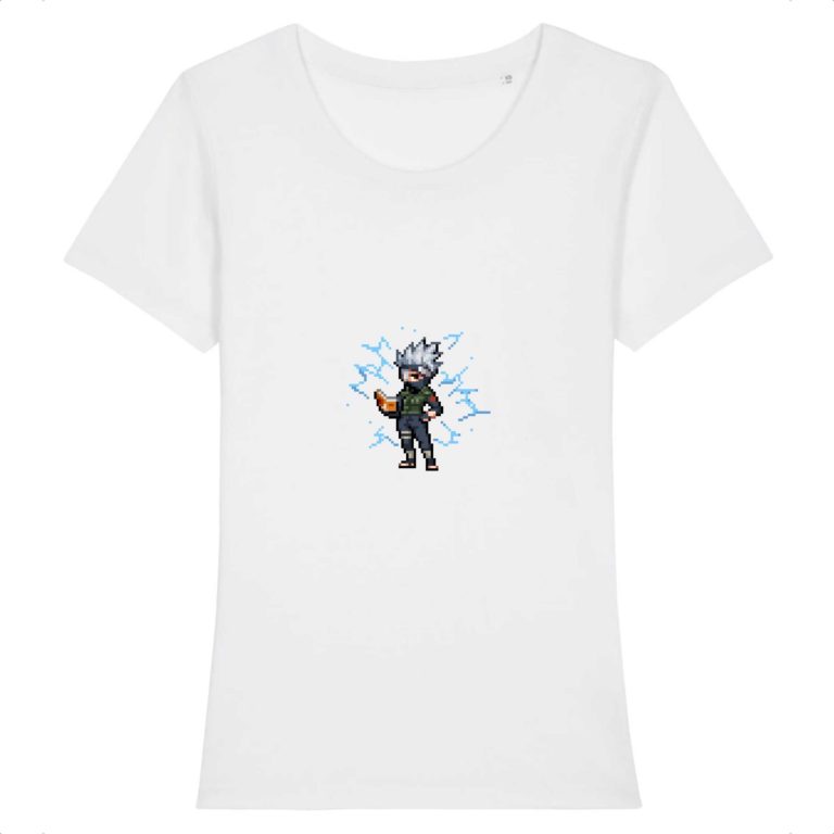 T-shirt 100% Coton Bio - Kakashi Lightning - Femme