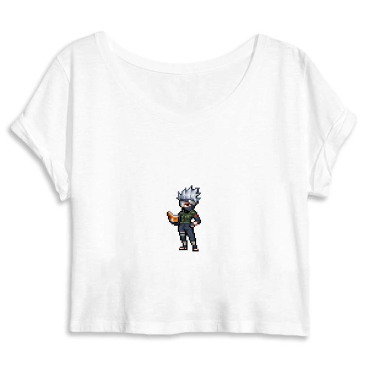 Crop Top 100% Coton Bio - Kakashi