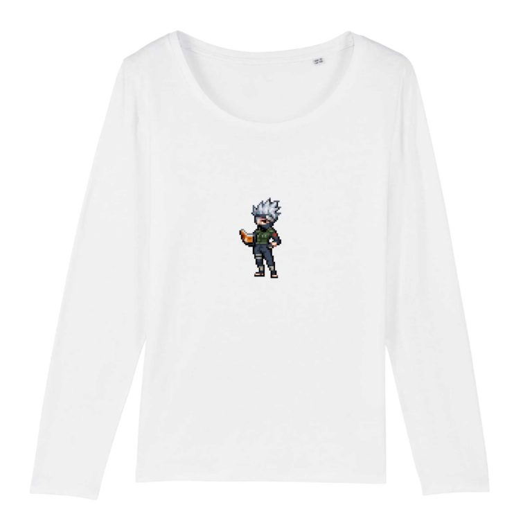 T-shirt manches longues 100% Coton Bio - Kakashi - Femme