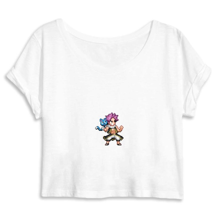 Crop Top 100% Coton Bio - Natsu and Happy