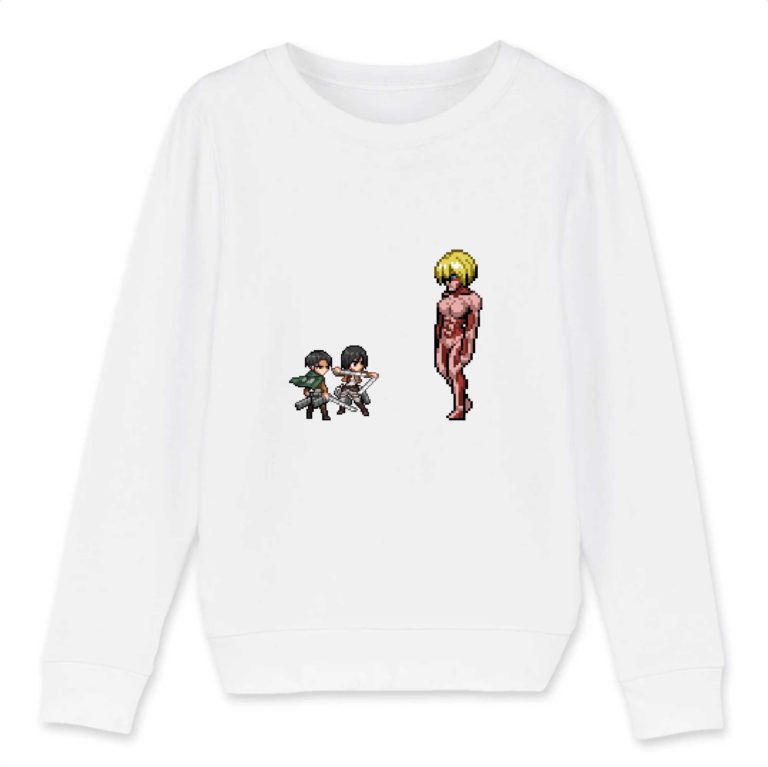 Sweat-shirt Bio - Livai x Mikasa vs Annie - Enfant