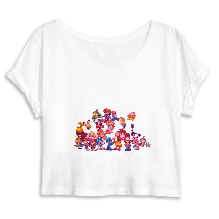 Crop Top 100% Coton Bio - Mascottes