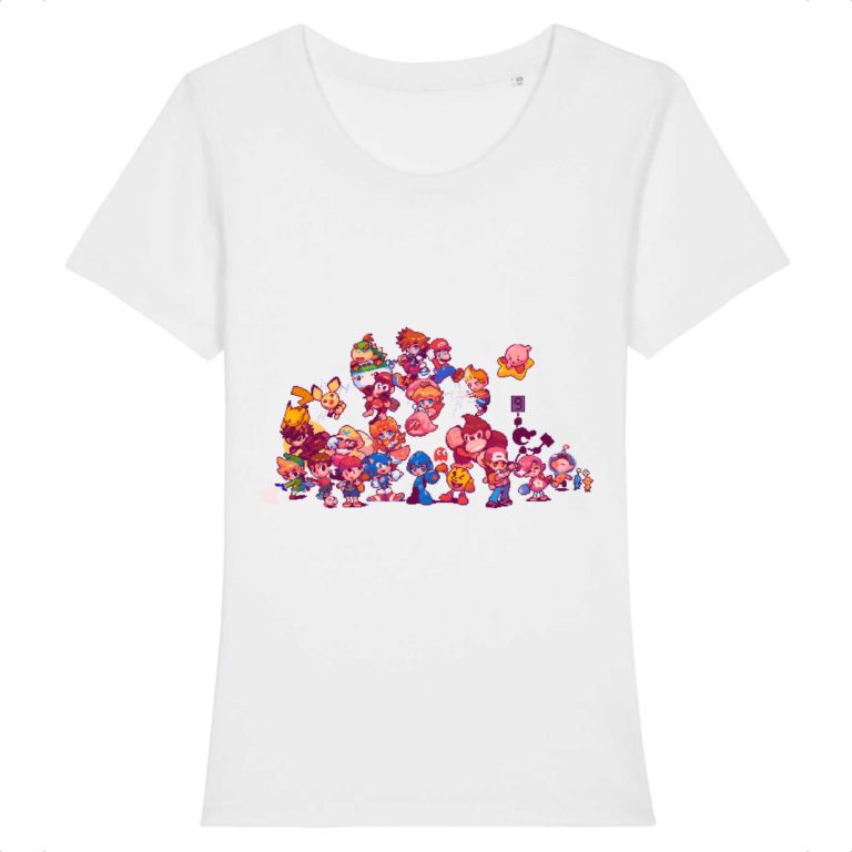 T-shirt 100% Coton Bio - Mascottes - Femme