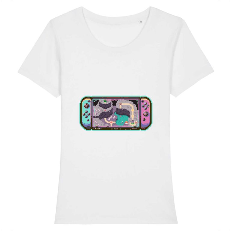 T-shirt 100% Coton Bio - Switch - World 3 - Femme