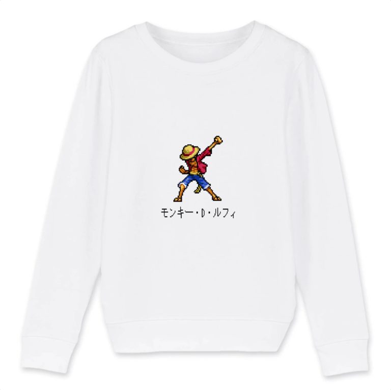 Sweat-shirt Bio - One Piece Monkey D. Luffy - Enfant