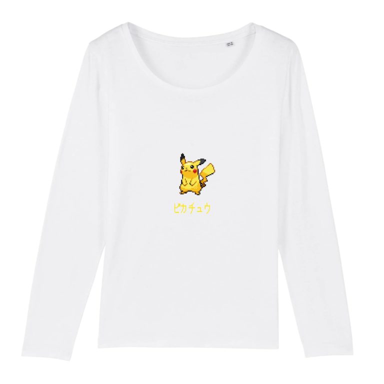 T-shirt manches longues 100% Coton Bio - Pika - Femme