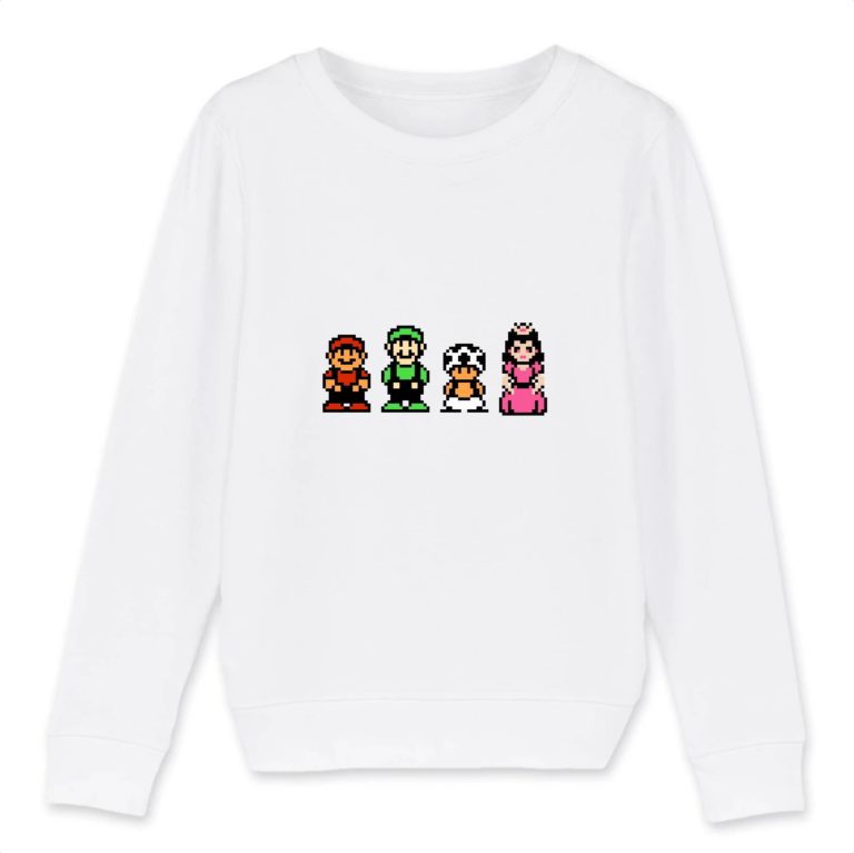 Sweat-shirt Bio - Mario Bros. 2 - Enfant