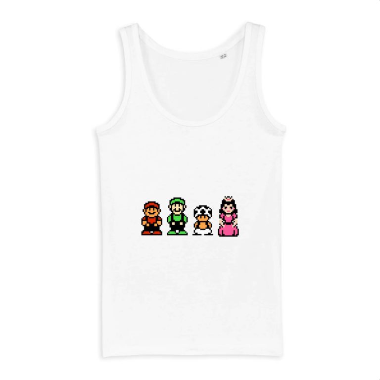 Débardeur 100% Coton Bio - Mario Bros. 2 - Femme