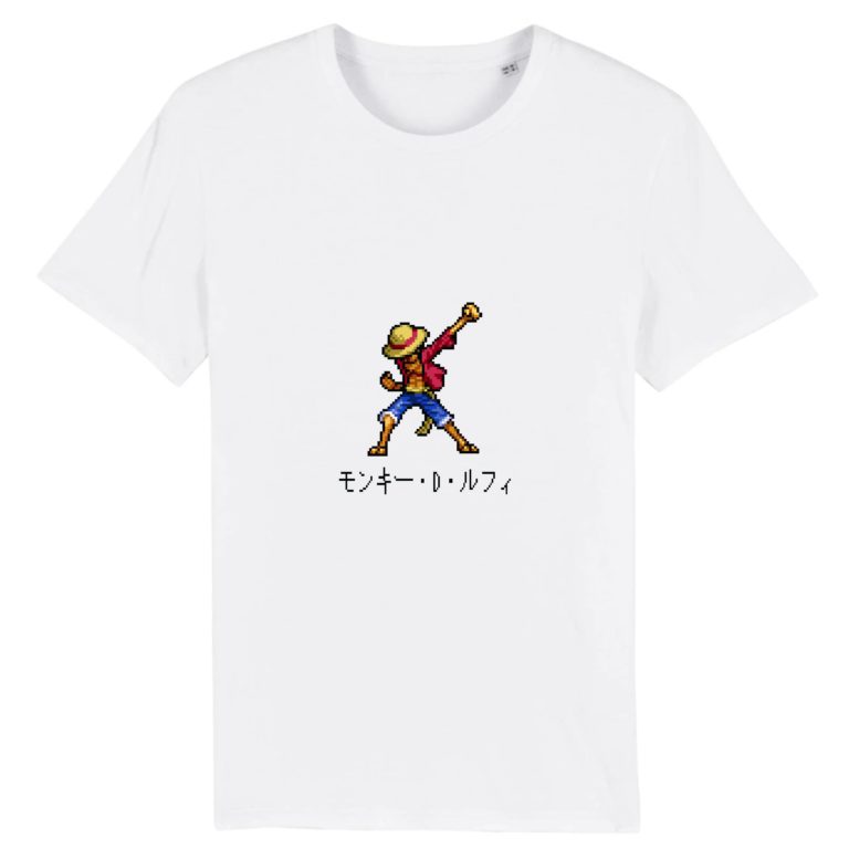 T-shirt 100% Coton Bio - One Piece Monkey D. Luffy - Homme