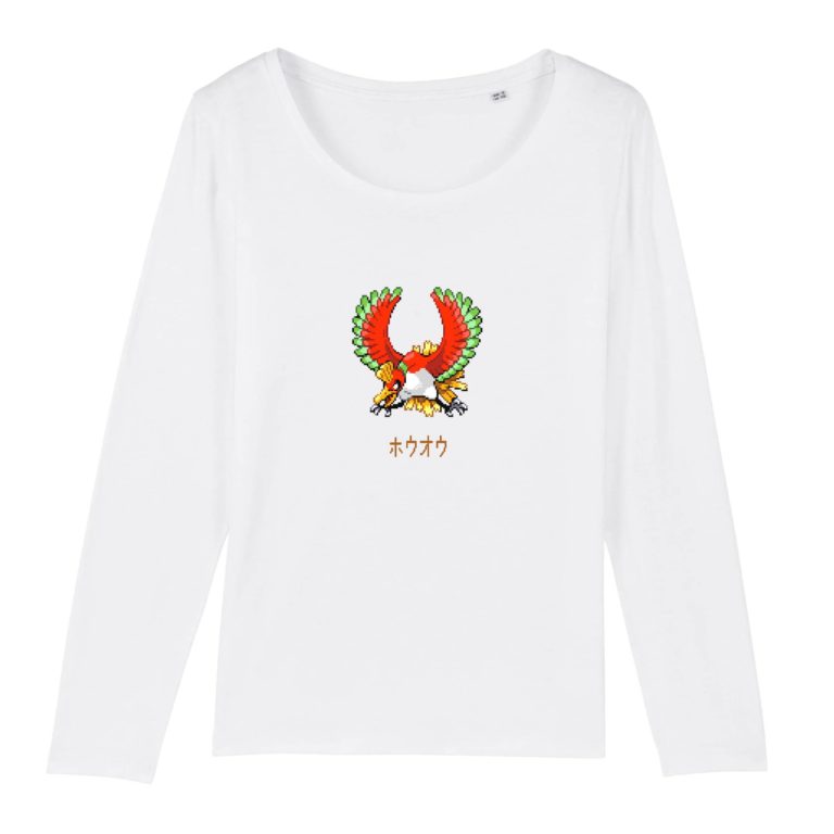 T-shirt manches longues 100% Coton Bio - Ho-Oh - Femme