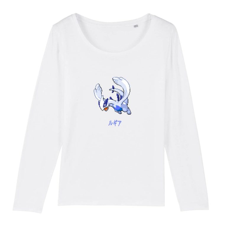 T-shirt manches longues 100% Coton Bio - Lugia - Femme