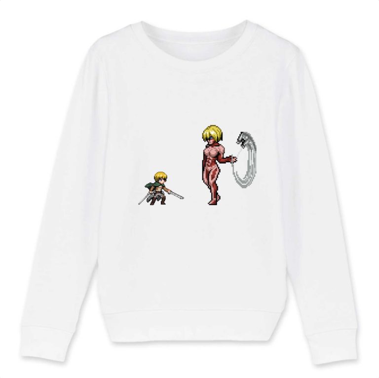 Sweat-shirt Bio - Armin vs Annie - Enfant