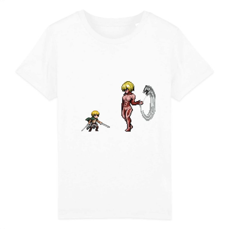 T-shirt 100% Coton Bio - Armin vs Annie - Enfant