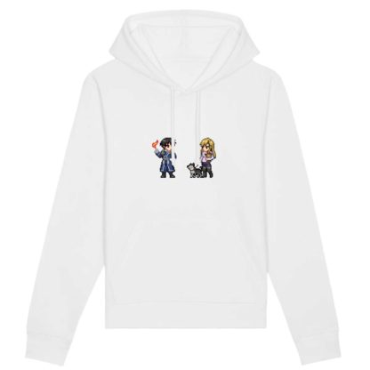 Sweat à capuche Bio - Roy Mustang x Riza Hawkeye - Unisexe