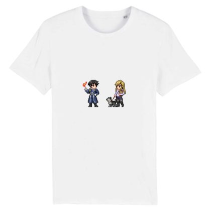 T-shirt 100% Coton Bio - Roy Mustang x Riza Hawkeye - Homme