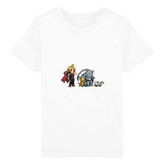 T-shirt 100% Coton Bio - Edward x Alphonse Elric Brothers - Enfant