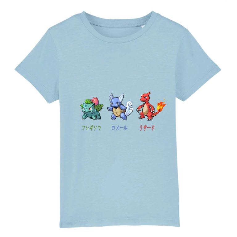 T-shirt 100% Coton Bio - Gen 1 - Starter 2 - Enfant