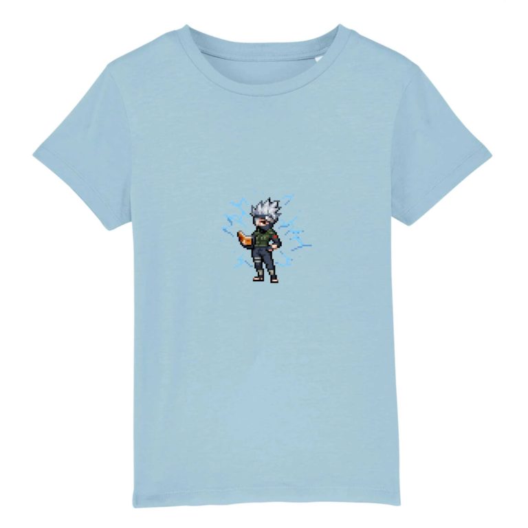 T-shirt 100% Coton Bio - Kakashi Lightning - Enfant