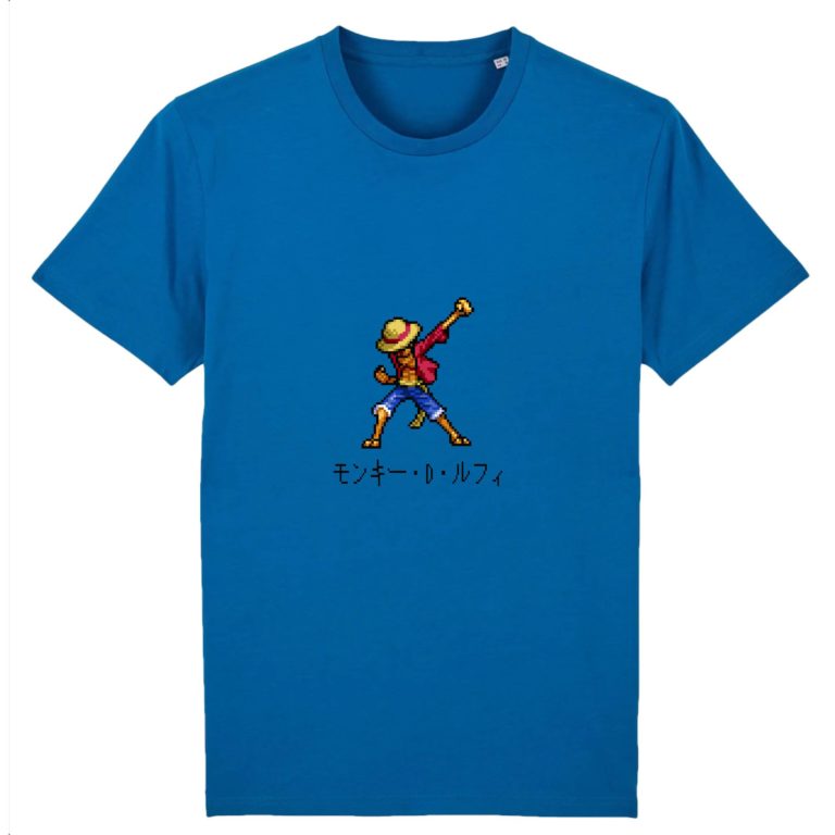 T-shirt 100% Coton Bio - One Piece Monkey D. Luffy - Homme