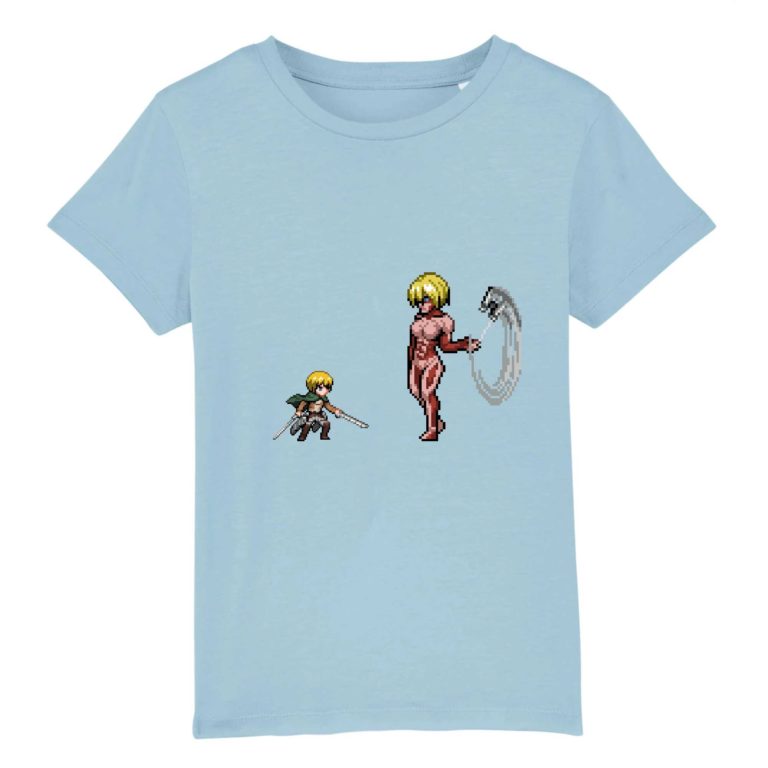 T-shirt 100% Coton Bio - Armin vs Annie - Enfant