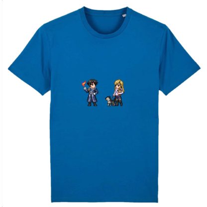 T-shirt 100% Coton Bio - Roy Mustang x Riza Hawkeye - Homme