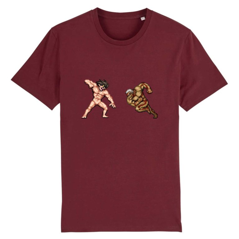 T-shirt 100% Coton Bio - Eren vs Reiner - Homme