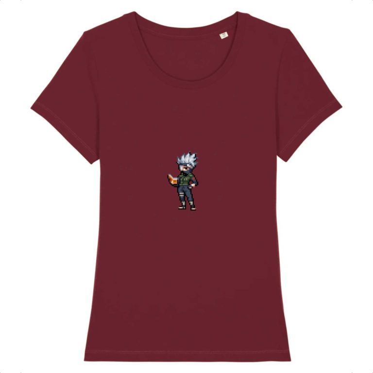 T-shirt 100% Coton Bio - Kakashi - Femme