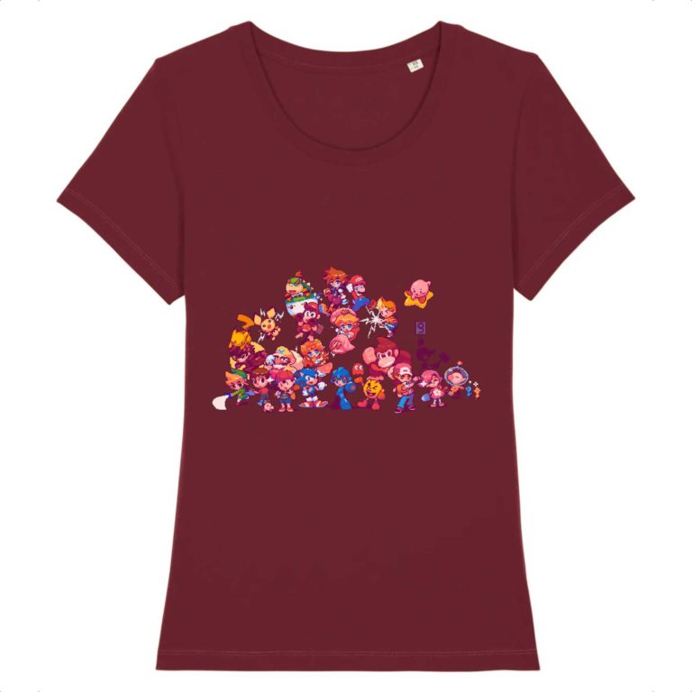 T-shirt 100% Coton Bio - Mascottes - Femme