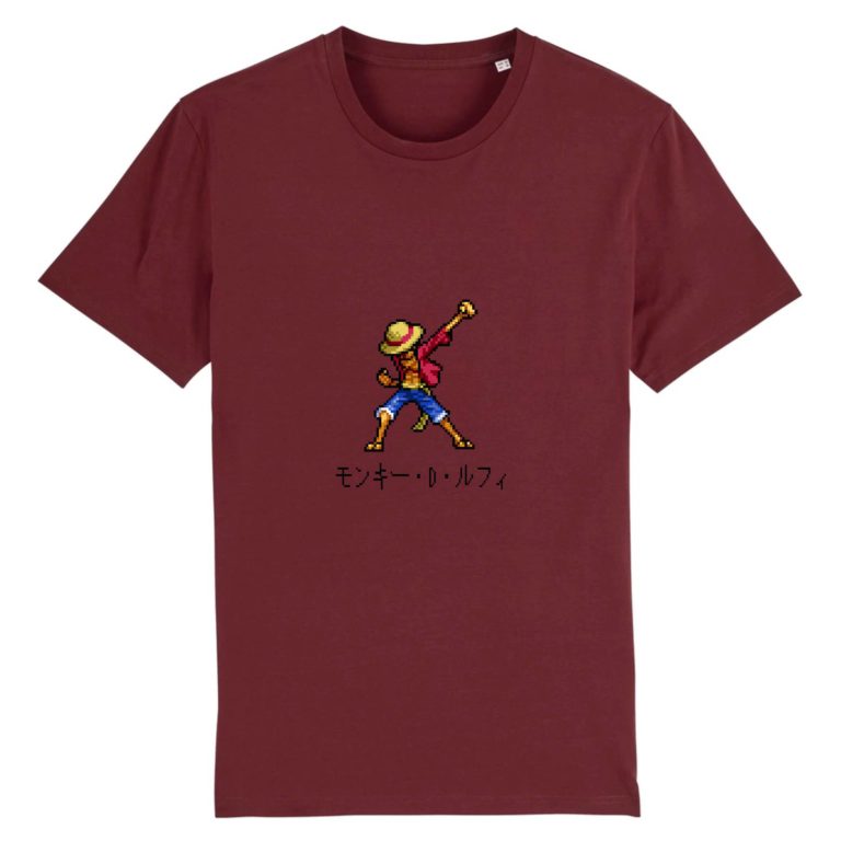 T-shirt 100% Coton Bio - One Piece Monkey D. Luffy - Homme