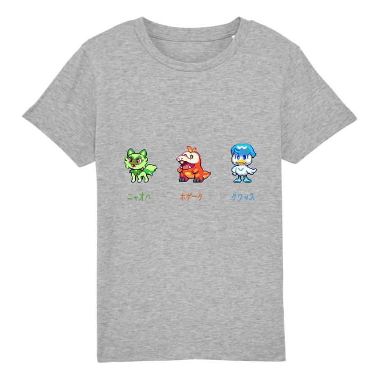 T-shirt 100% Coton Bio - Gen 9 Starter 1 - Enfant