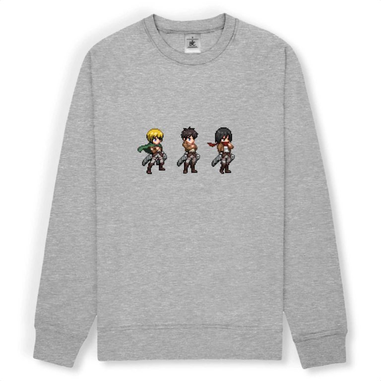 Sweat-shirt - Armin x Eren x Mikasa - Unisexe