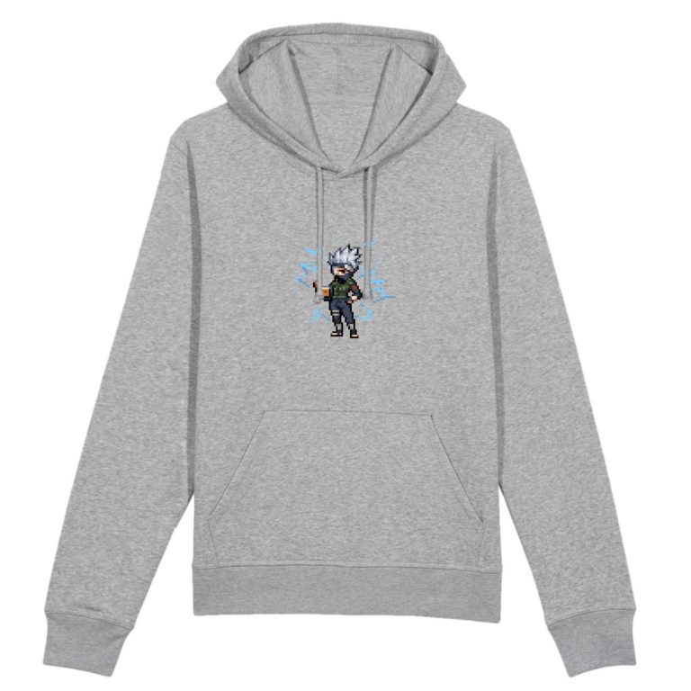 Sweat à capuche Bio - Kakashi Lightning - Unisexe