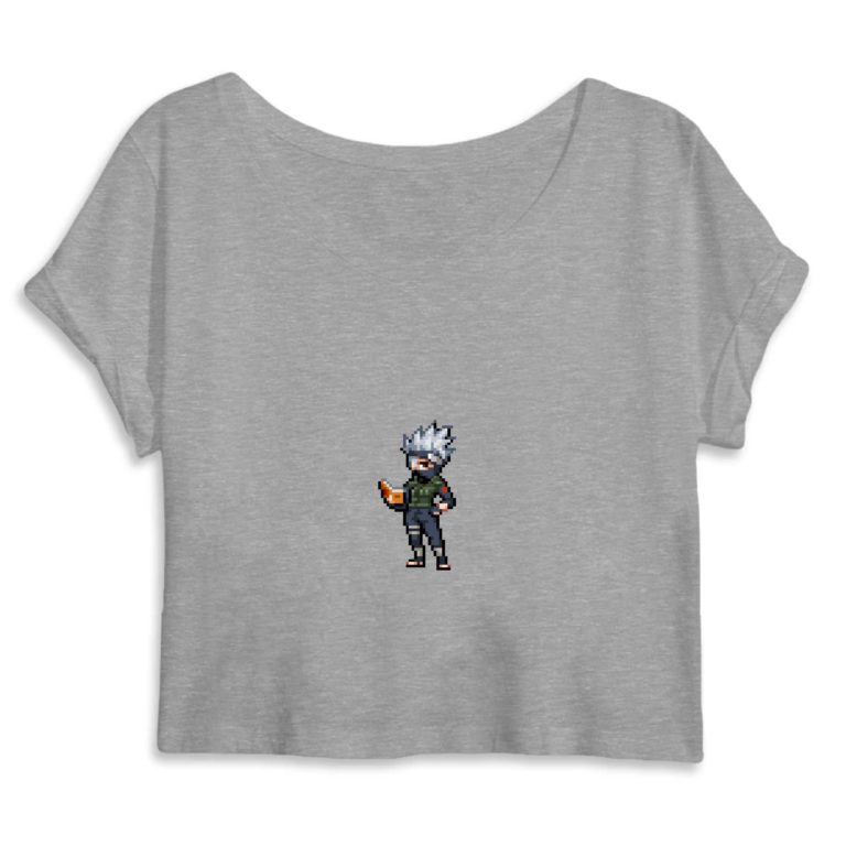 Crop Top 100% Coton Bio - Kakashi