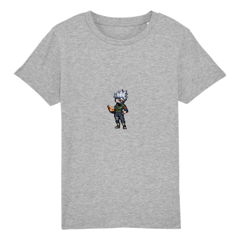 T-shirt 100% Coton Bio - Kakashi - Enfant